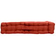 C MA DECO - Coussin de sol avec poignée coton 50x50x10cm terre cuite - vignette