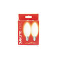 XANLITE - Lot de 2 ampoules Filament LED flamme opaques, culot E14, puissance équivalente 60W, flux 806 lm, lumière blanc neutre 4000 K, verre dépoli, usage intérieur - vignette