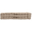C MA DECO - Coussin de sol avec poignée coton 50x50x10cm naturel - vignette