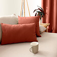 C MA DECO - Coussin non déhoussable 30x50cm coloris terre cuite - vignette