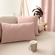 C MA DECO - Coussin déhoussable 40x40cm coloris vieux rose - vignette
