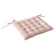 C MA DECO - Galette de chaise piquée 16 points - Vieux rose - 38x38x5cm - vignette