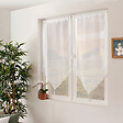 C MA DECO - Paire de voilages blancs - L.120xl.60cm - vignette