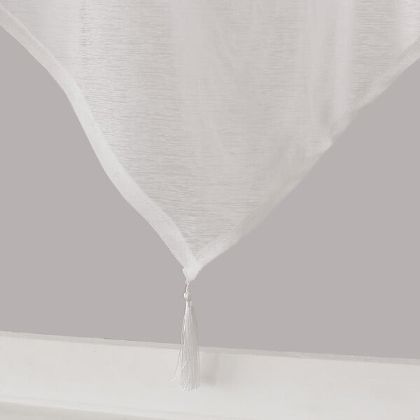 C MA DECO - Paire de voilages blancs - L.120xl.60cm - large