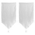 C MA DECO - Paire de voilages blancs - L.120xl.60cm - vignette