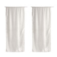 C MA DECO - Paire de voilage finition droite - Blanc - L.160xl.70cm - vignette