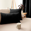 C MA DECO - Coussin déhoussable noir - 40x40cm - vignette