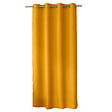 C MA DECO - Rideau 100% Polyester - Œillets - Moutarde - 140x240cm - vignette