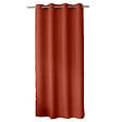 C MA DECO - Rideau 100% Polyester - Œillets - Terre cuite - 140x240cm - vignette