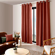 C MA DECO - Rideau occultant 8 oeillets - Terre Cuite - L.140xH.240cm - vignette
