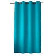 C MA DECO - Rideau occultant 8 œillets - Turquoise - 140x180cm - vignette