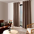 C MA DECO - Rideau occultant 8 œillets 140x240cm - Vison - vignette