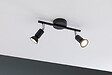 PAULMANN - Spot mural/plafond orientable - Métal - Anthracite - IP44 - vignette