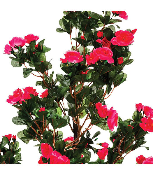 ATMOSPHERA - Plante artificielle Azalée en pot H 78 cm - large