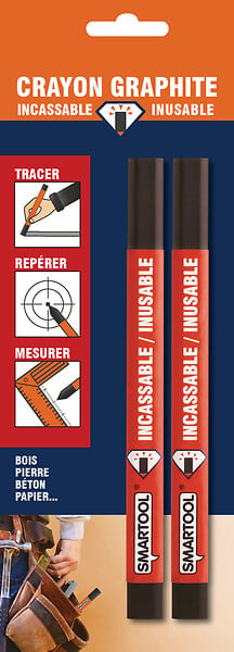 SMARTOOL - Crayon graphite incassable inusable - large