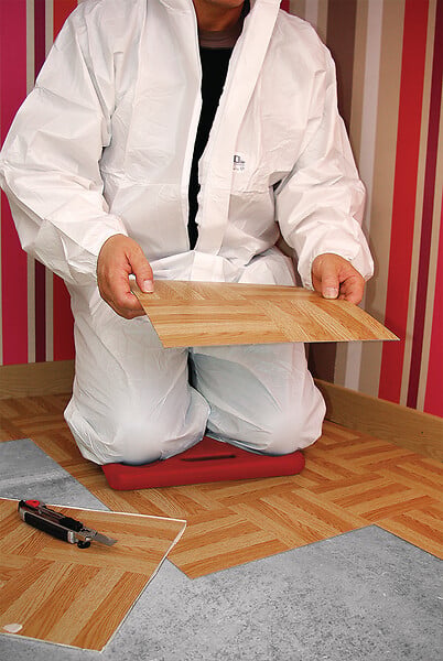 SMARTOOL - Tapis de protection pour genoux - Polyuréthane - Rouge - large