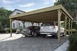 WEKA - Carport double 609 T1 pin - Vert - L.604xH.240xP.614cm - vignette