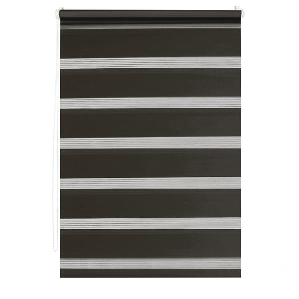 Store Jour-Nuit en tissu gris - 62x100cm - large