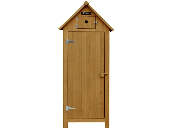 HABITAT ET JARDIN - Armoire de jardin "Cabanon" - 77 x 54.5 x 179 cm - Marron - large