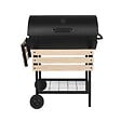 RED DECO - Barbecue fumoir au charbon de bois KENTUCKY Noir Acier inoxydable - vignette