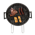 LIVOO - barbecue à charbon 41cm rouge/noir - doc172r - vignette