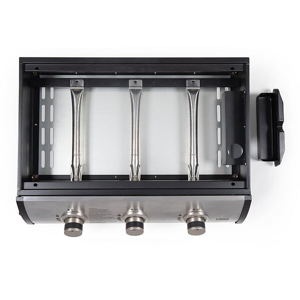 LIVOO - Plancha Gaz 7.5kw Plaque Acier émaillée 61x38cm - DOC277 - large