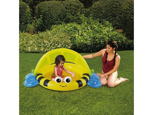 HABITAT ET JARDIN - Piscine gonflable pour enfants "Lil Bug" - 132 x 102 x 55 cm - large