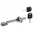 HETTICH - Serrure de vitrine acier en applique HETTICH, axe 22 mm - vignette