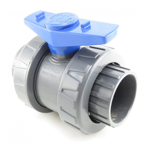 INTERPLAST - Ø 50 Mm Vanne Pvc Pour Piscine - Gamme Version 2020 - large