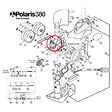 POLARIS - Poulie D'entraînement Et Arbre Moteur Pour Polaris 380 - 9-100-1007 - vignette