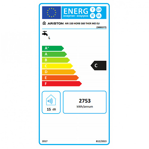 ARISTON - Chauffe eau électrique Blindé Horizontal Mural Initio Ariston 150 L - large