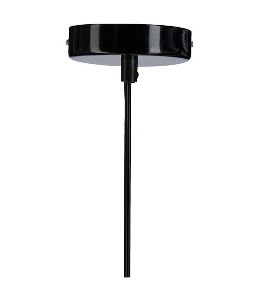 ATMOSPHERA - Luminaire Suspension en Métal filaire Noir D 23 cm - large
