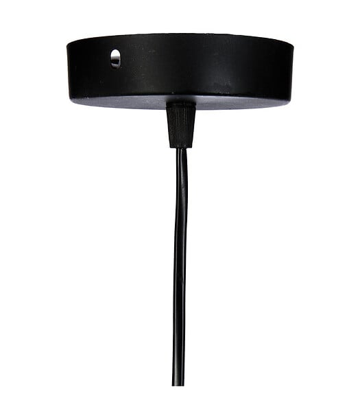 ATMOSPHERA - Luminaire Suspension en Métal filaire Noir D 38 cm - large