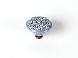 CENTRALE BRICO - Bouton De Meuble Rond Porcelaine Brillant Bleu H.27 X L.44 X P.44 Mm - vignette