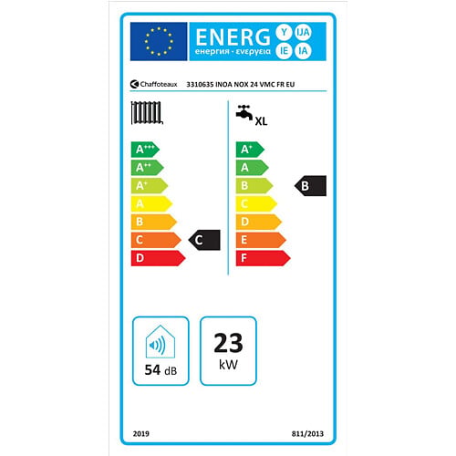 CHAFFOTEAU - Chaudière Gaz BasNox Inoa Nox Chaffoteaux 24 kW / VMC Seule (Sans Douilles et Dosseret) - large