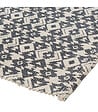ATMOSPHERA - Tapis décoratif en Coton imprimé Gris Foncé 60 x 90 cm - vignette