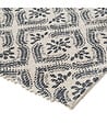 ATMOSPHERA - Tapis décoratif en Coton imprimé Gris Foncé 60 x 90 cm - vignette