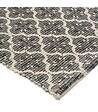 ATMOSPHERA - Tapis décoratif en Coton imprimé Gris Foncé 60 x 90 cm - vignette