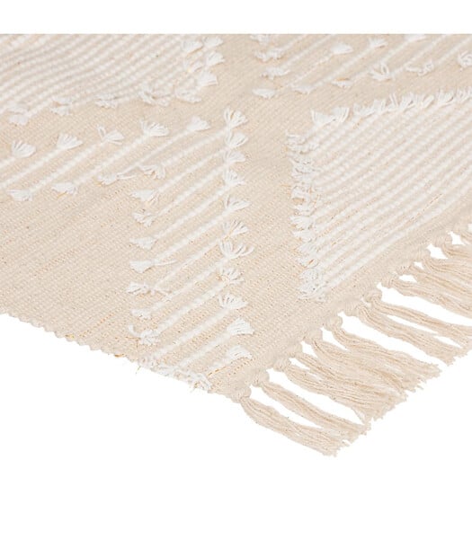 ATMOSPHERA - Tapis décoratif en Coton motif sable et cuivre 60 x 90 cm - large