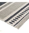 ATMOSPHERA - Tapis décoratif en Coton imprimé Gris Foncé 60 x 90 cm - vignette