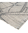 ATMOSPHERA - Tapis décoratif en Coton imprimé Gris Foncé 60 x 90 cm - vignette