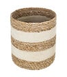 ATMOSPHERA - Set de 4 Paniers de rangement en Jute et Seagrass blanc et naturel - vignette
