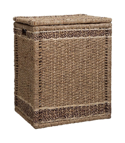 ATMOSPHERA - Set de 5 Paniers de rangement en Seagrass Beige et Marron - large
