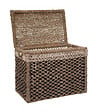 ATMOSPHERA - Set de 8 Paniers de rangement en Seagrass Beige et Noir - vignette