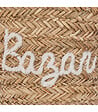 ATMOSPHERA - Panier de rangement osier & broderie blanche chambre enfant - vignette