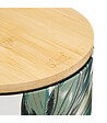 5 FIVE SIMPLY SMART - Poubelle en métal et bambou Soft Close 3 L déco Palawan - vignette