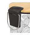 5 FIVE SIMPLY SMART - Poubelle en métal et bambou Soft Close 3 L déco Blackflora - vignette