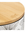 5 FIVE SIMPLY SMART - Poubelle en métal et bambou Soft Close 3 L déco Blackflora - vignette