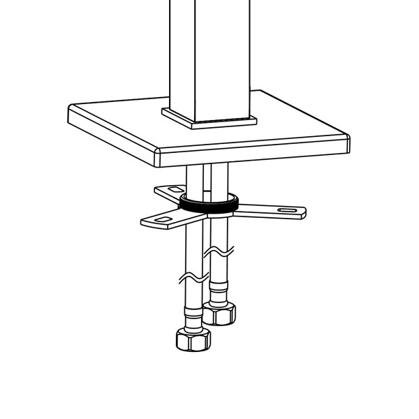 STANO - Robinet mitigeur baignoire sur pied MENTO - large