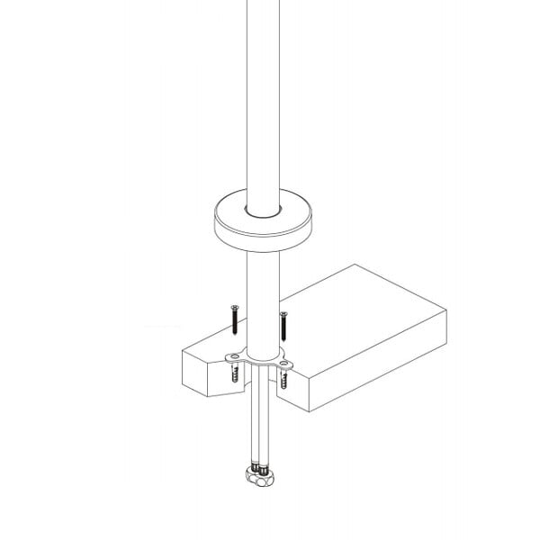 STANO - Robinet mitigeur baindouche sur pied DEBRIO pour baignoire îlot - large